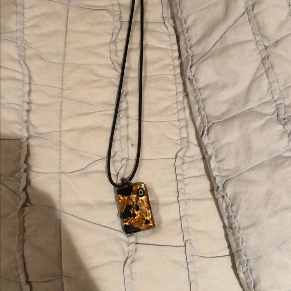 Necklace made from Italian glass